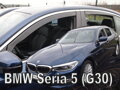 Deflektory Heko - BMW 5 G30 Sedan 2017-2023 (so zadnými)