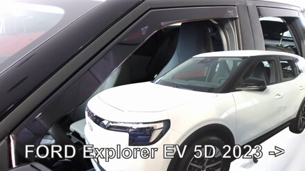 Deflektory Heko - Ford Explorer EV od 2023 (so zadnými)