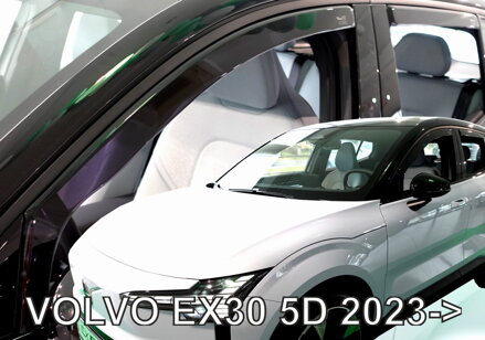 Deflektory Heko - Volvo EX30 od 2023 (so zadnými)