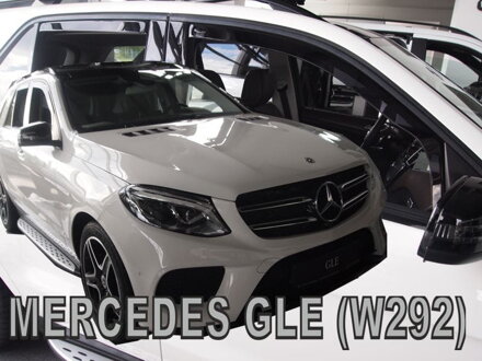 Deflektory Heko - Mercedes GLE W292 2015-2019 (so zadnými)