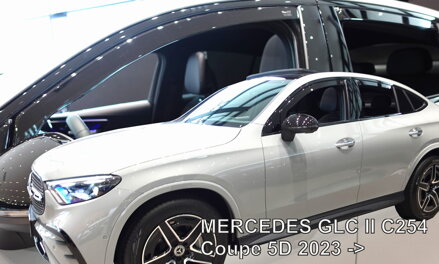 Deflektory Heko - Mercedes GLC Coupe II C254 od 2023 (so zadnými)