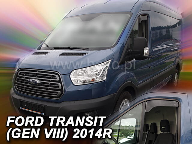 Deflektory Heko - Ford Transit VI (krátka verzia) od 2013