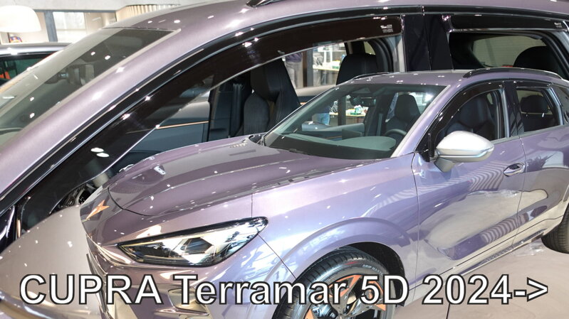 Deflektory Heko - Cupra Terramar od 2024 (so zadnými)