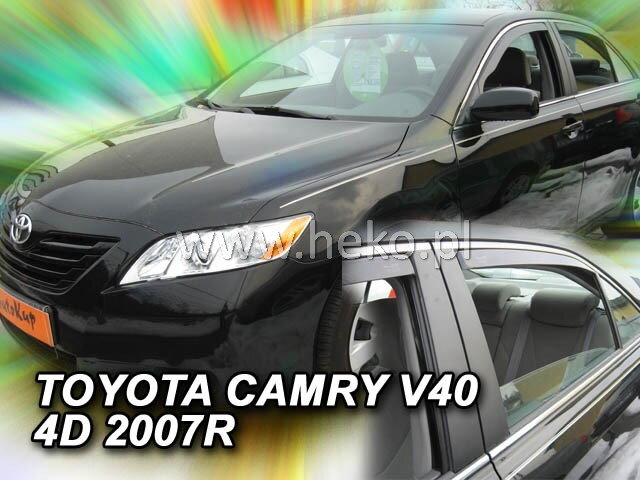 Deflektory Heko - Toyota Camry XV40 2006-2011 (so zadnými)