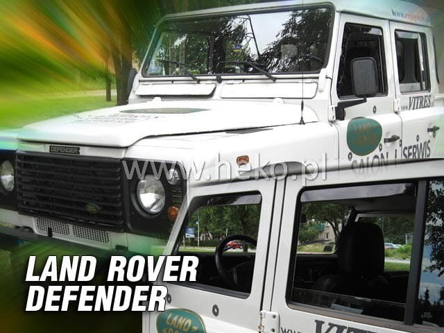 Deflektory Heko - Land Rover Defender 4-dverový 1989-2016 (so zadnými)