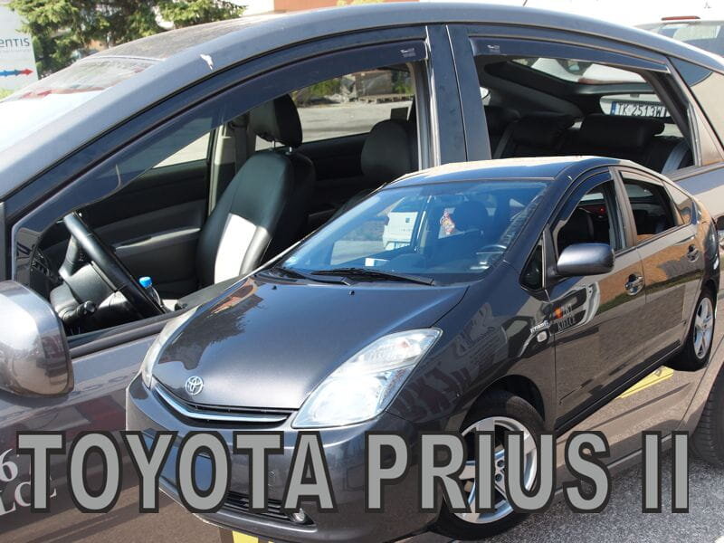 Deflektory Heko - Toyota Prius II 2003-2010 (so zadnými)